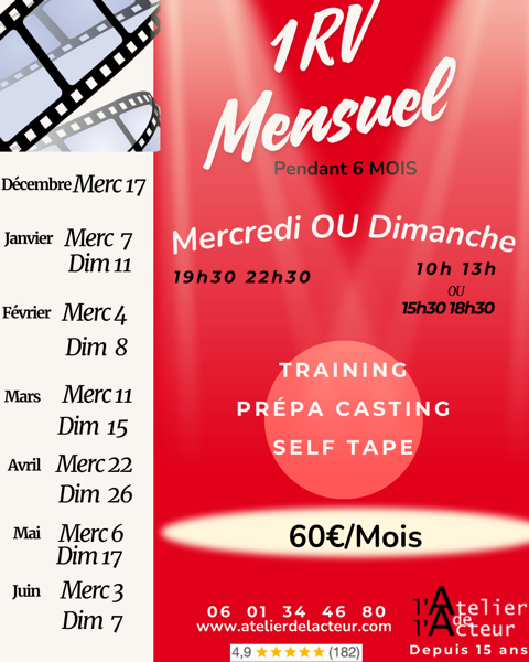 cours acteur paris 11